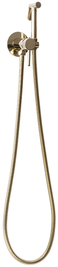Rea Loop Light Gold bateria bidetowa podtynkowa złoty połysk REA-B8979