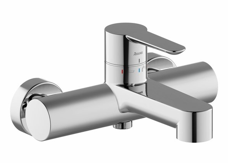 Ravak Puri bateria wannowo-prysznicowa ścienna chrom X070115 - Wysyłka w 24h