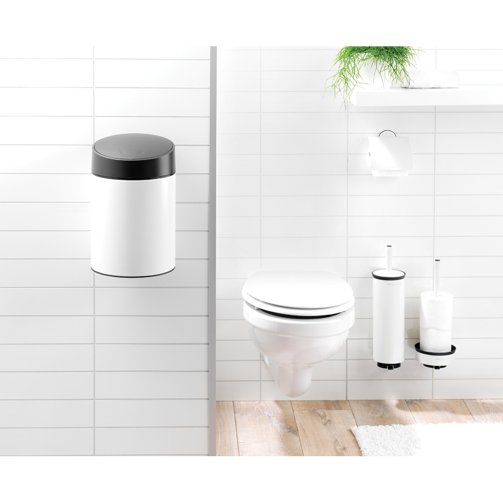 Brabantia Profile uchwyt na papier toaletowy biały 483387