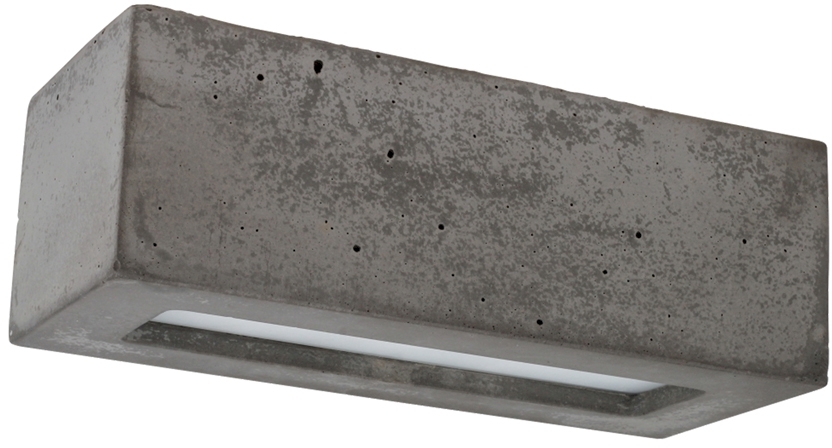 Spot-Light Block kinkiet 1x40W szary szroniony 8971136