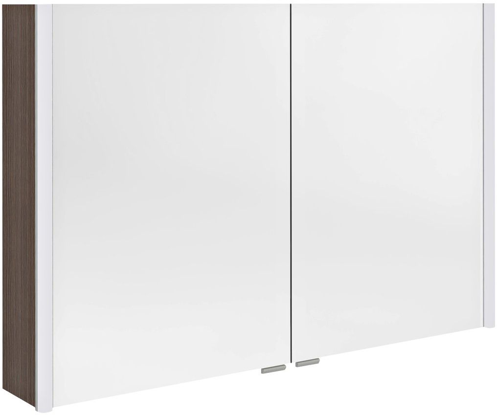 Sapho Alix szafka 126 cm lustrzana z oświetleniem LED sosna rustykalna AX126-0016