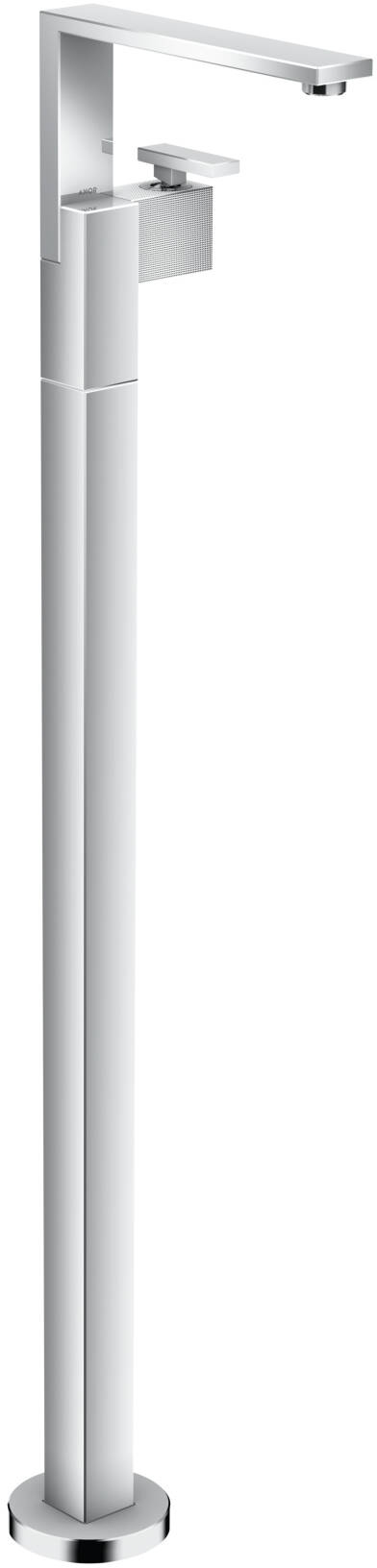 Axor Edge bateria umywalkowa wolnostojąca EcoSmart szlif diamentowy chrom 46041000