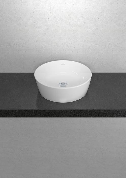 Villeroy & Boch Architectura umywalka 45 cm nablatowa okrągła CeramicPlus Weiss Alpin 5A2545R1