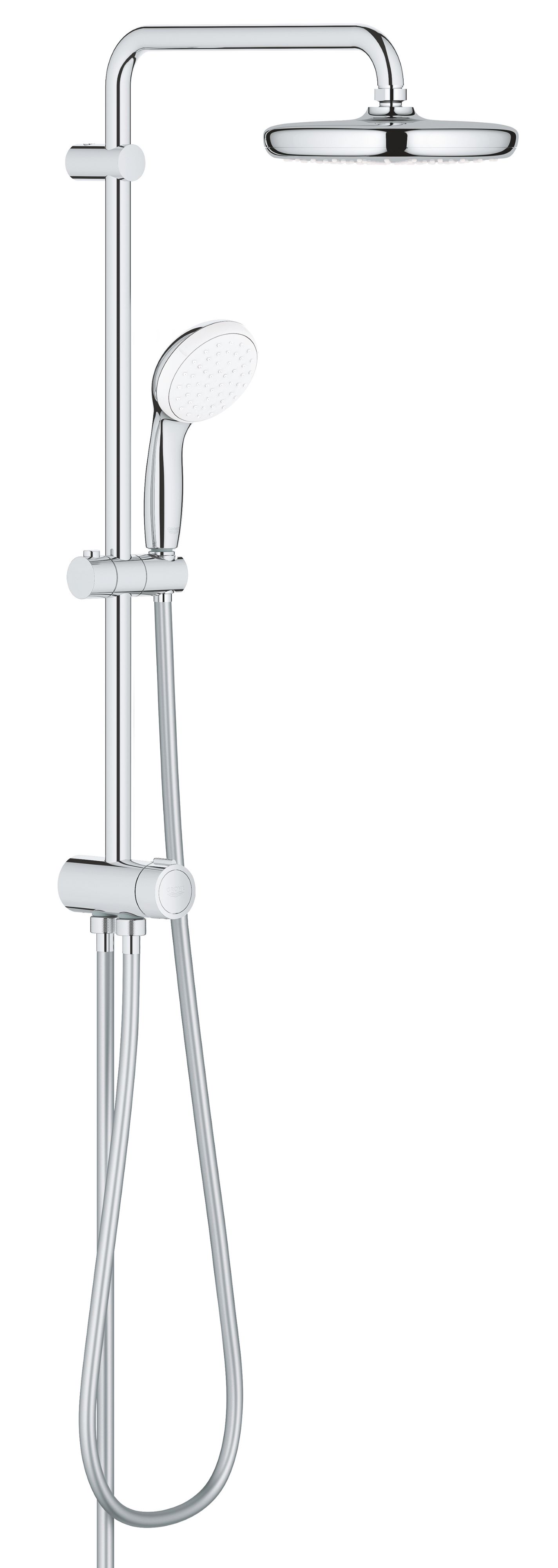 Grohe New Tempesta System 210 zestaw prysznicowy z drążkiem i deszczownicą chrom 26381001 - Wysyłka w 24h