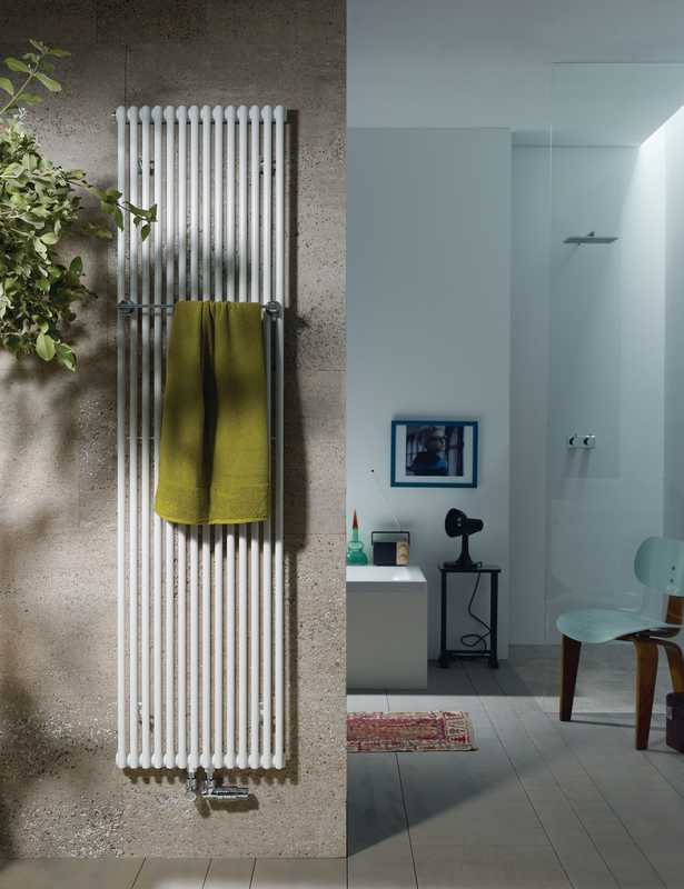 Zehnder Kleo Bar grzejnik łazienkowy 150x56,1 cm biały KLPV150-17