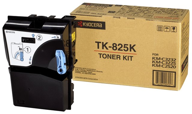 Wyprzedaż Oryginał Zgodny toner Kyocera TK-825K do KM-C2520/C2520/C3225/C3232 | 15 000 str. Opakowanie zastępcze| czarny black