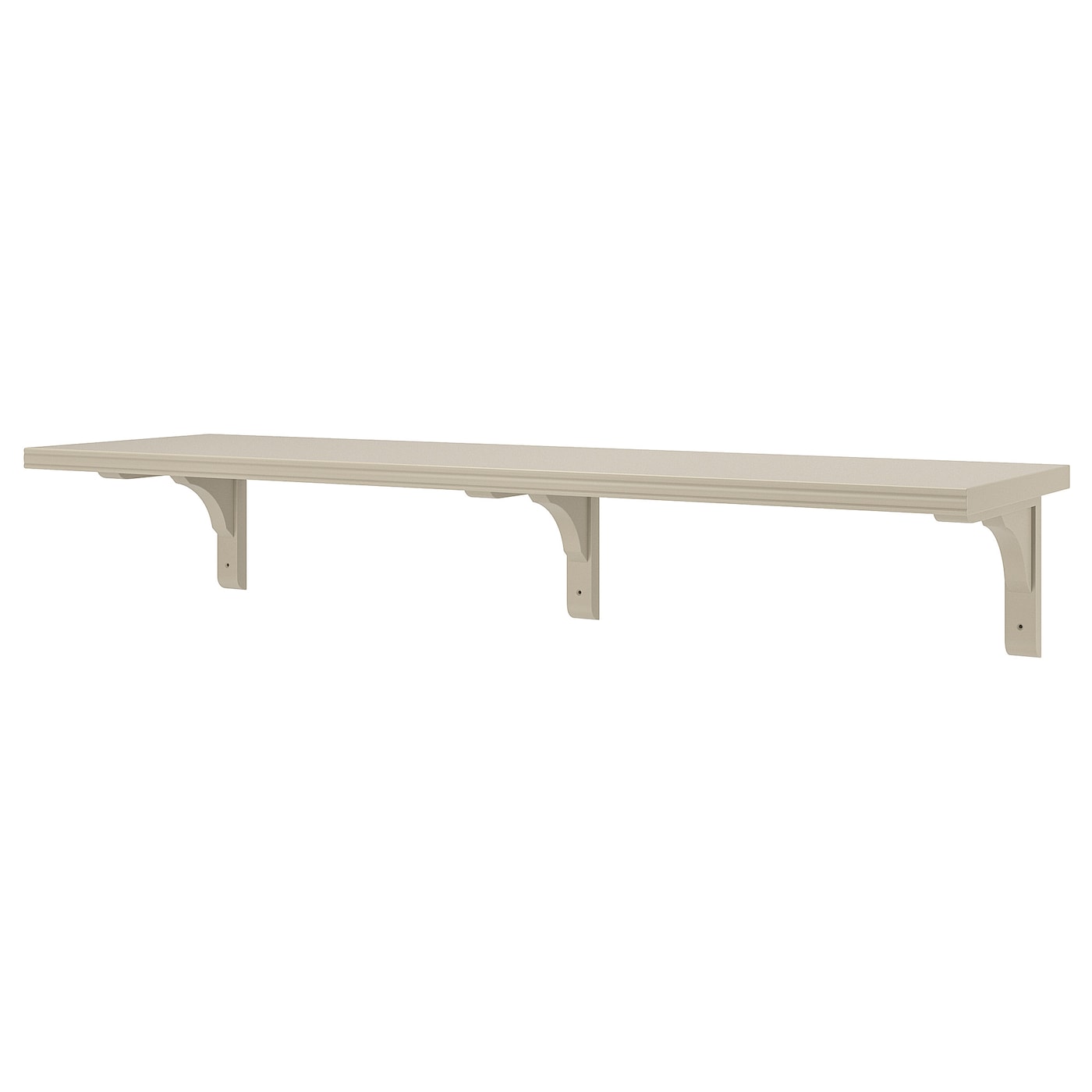 IKEA BERGSHULT / RAMSHULT półka ścienna, szarobeżowy, 120x30 cm