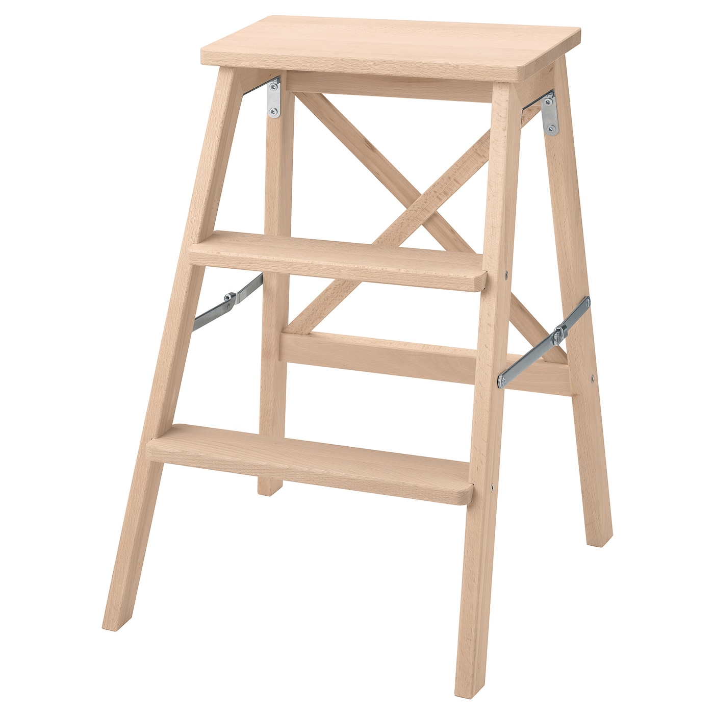 IKEA BEKVÄM schodki, 3 stopnie, buk, 63 cm