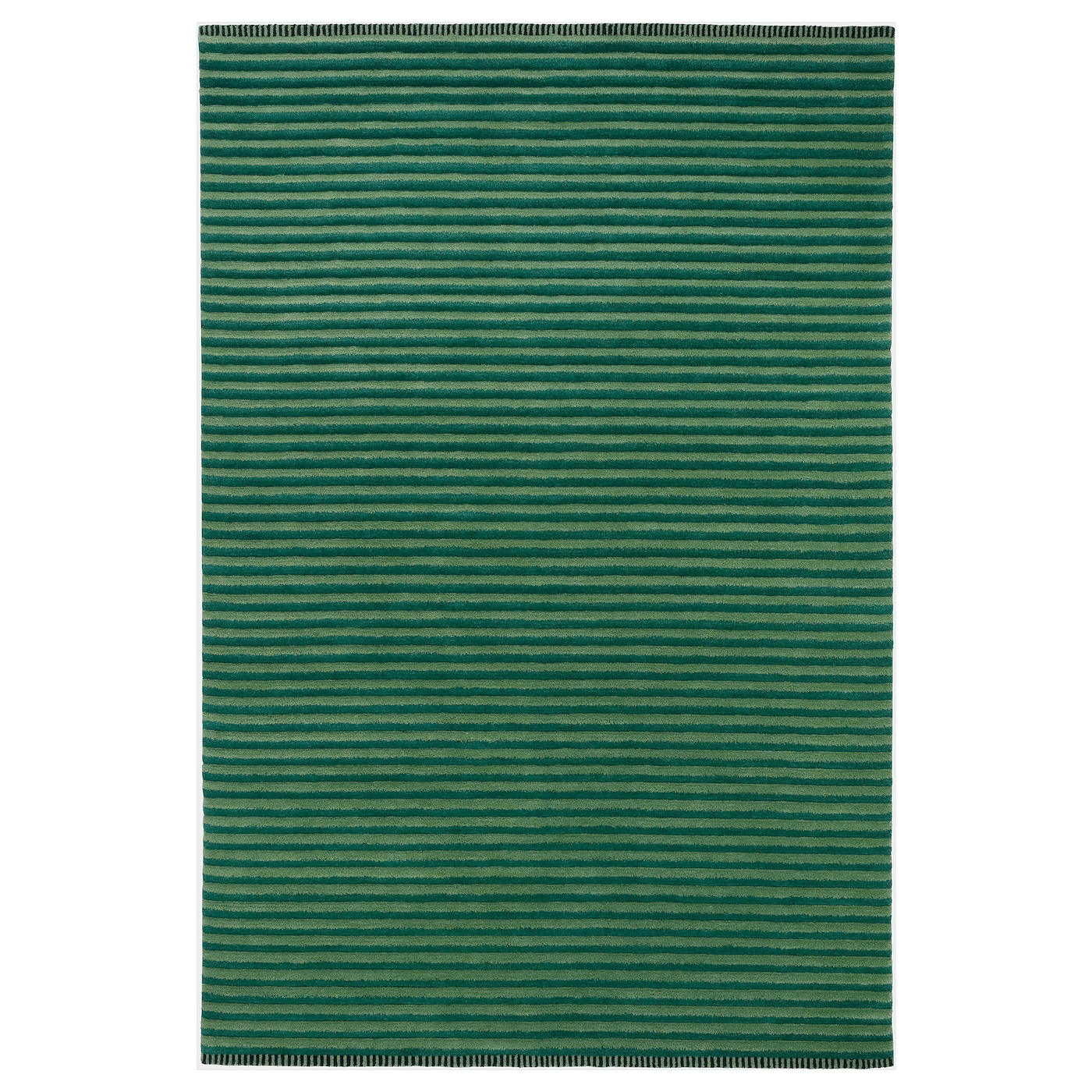 IKEA TÅGSPÅR dywan, wysokie runo, zielony, 200x300 cm