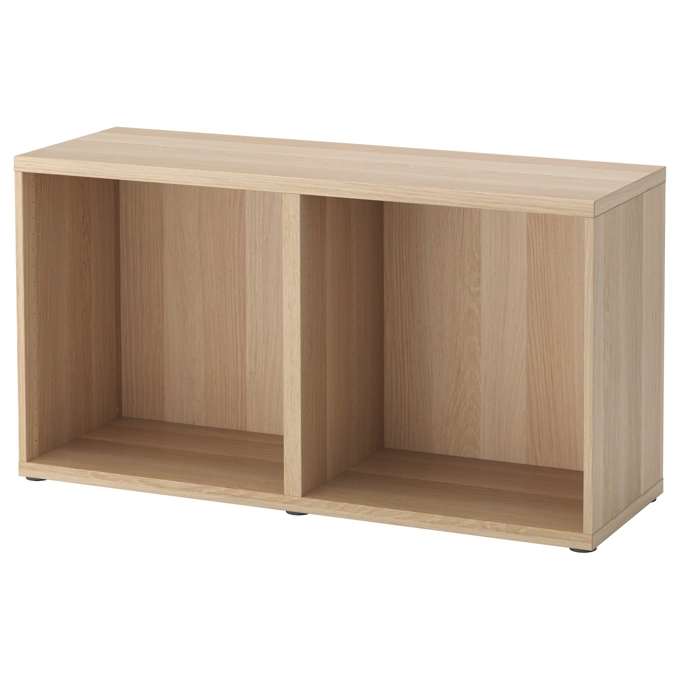 IKEA BESTÅ obudowa, imitacja dębu bejcowanego na biało, 120x40x64 cm