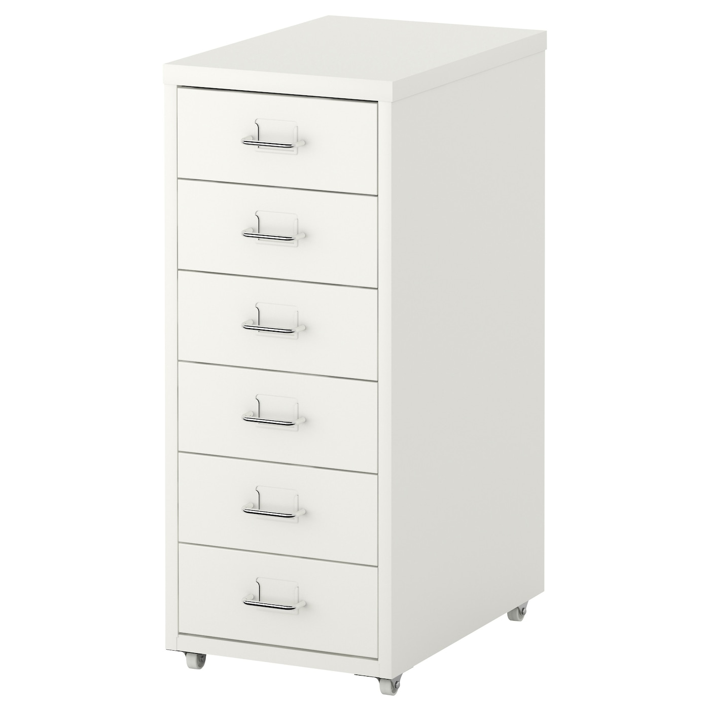 IKEA HELMER komoda na kółkach, biały, 28x69 cm