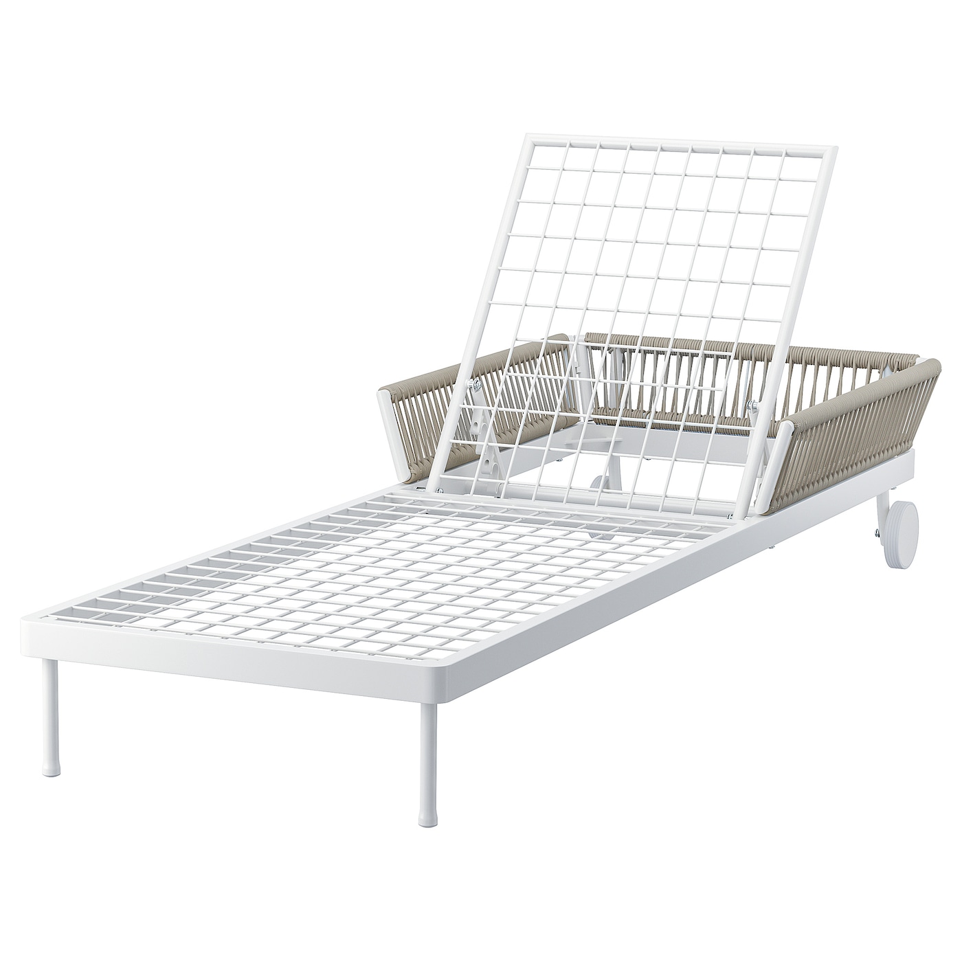 IKEA SEGERÖN leżak, biały/beżowy, Wysokość: 38 cm