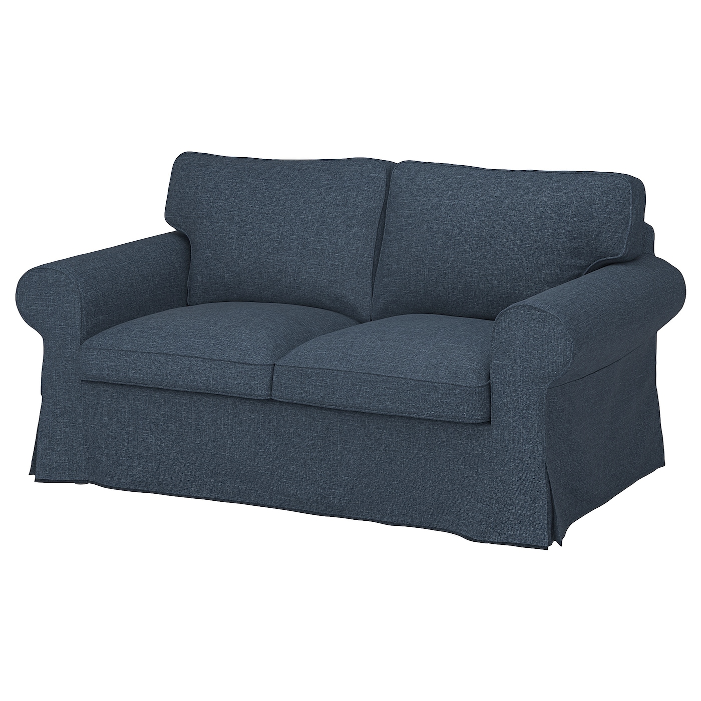 IKEA EKTORP sofa 2-osobowa, Kilanda granatowy, Podłokietnik szerokość: 24 cm