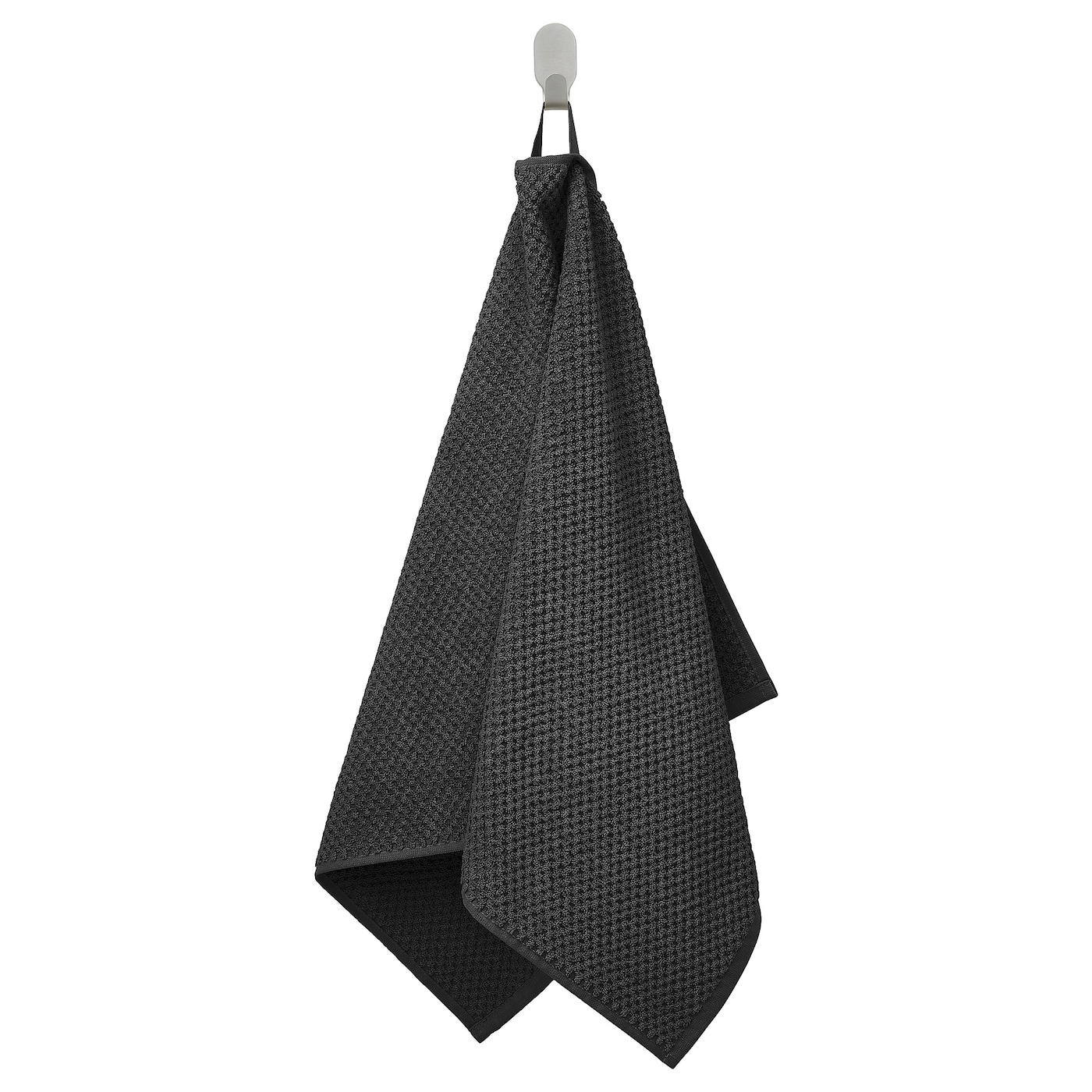 IKEA GULVIAL ręcznik do rąk, czarny, 50x100 cm