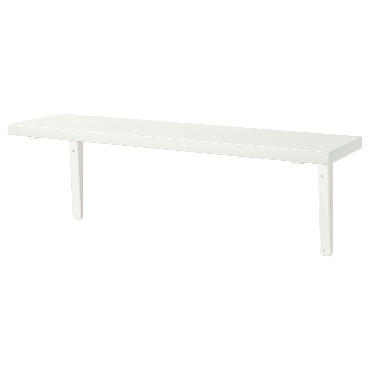 IKEA BERGSHULT / TOMTHULT półka ze wspornikiem, biały, 80x20 cm