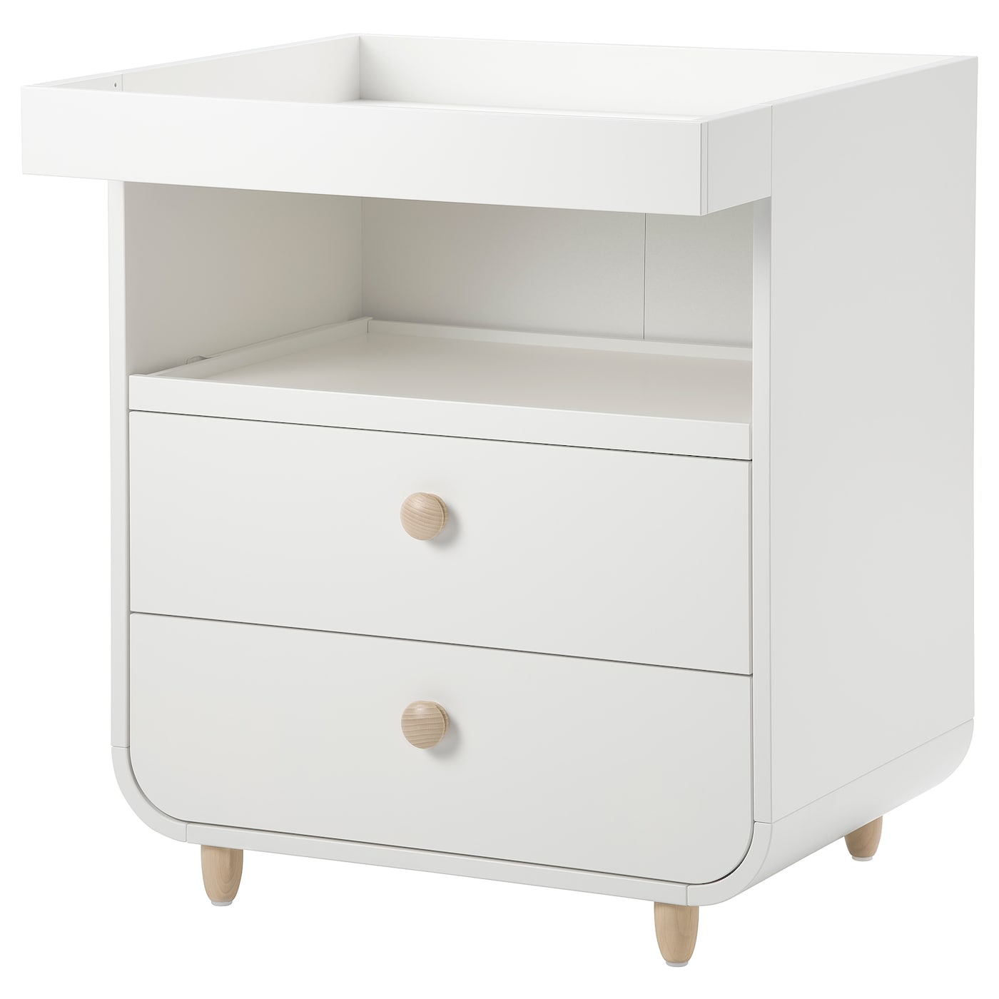 IKEA MYLLRA komoda z przewijakiem, biały, Szerokość: 85 cm