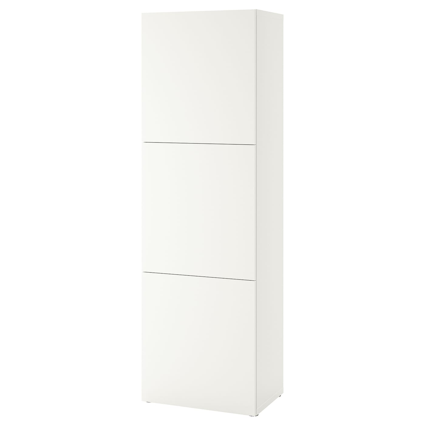 IKEA BESTÅ szafka z drzwiczkami, biały Lappviken/biały, 60x42x193 cm