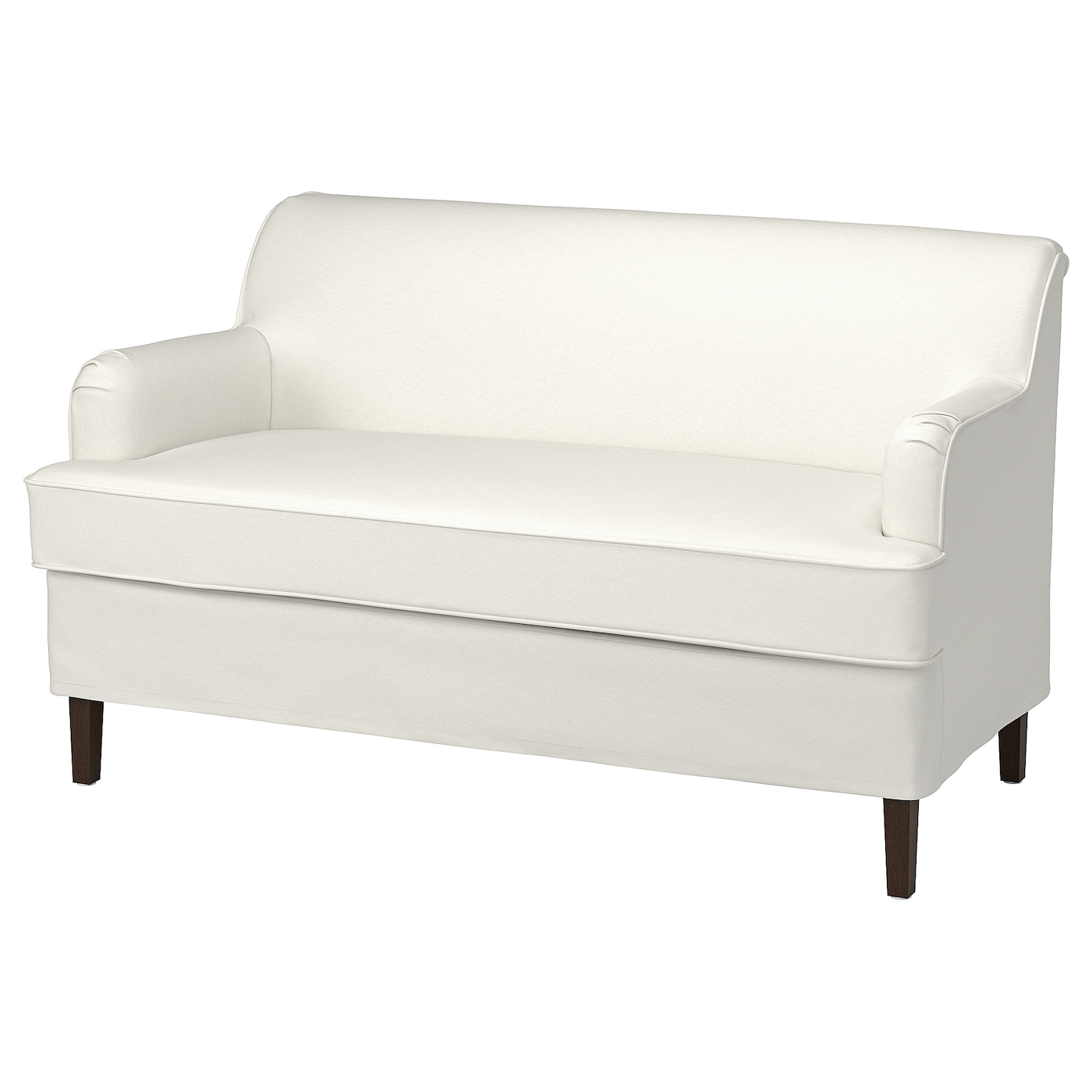 IKEA ROCKSJÖN sofa 2-osobowa, Blekinge biały, Głębokość: 77 cm
