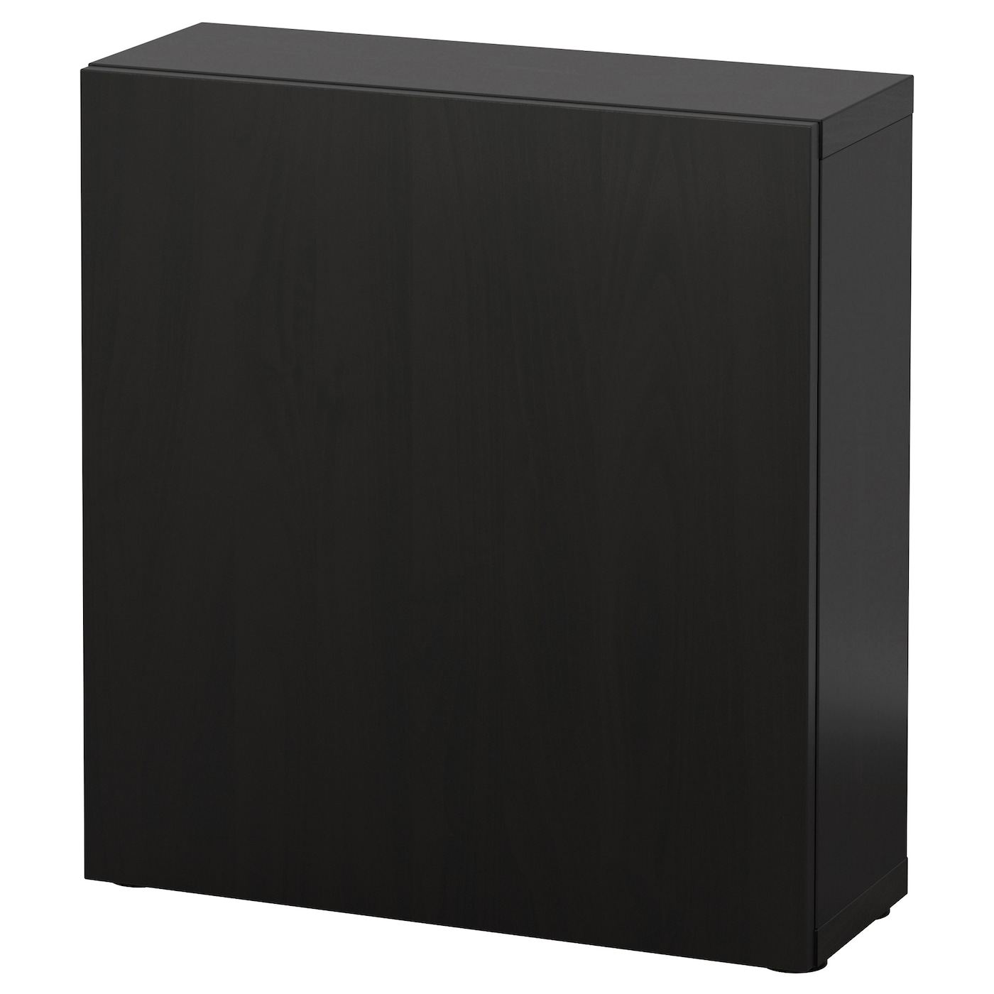 IKEA BESTÅ szafka z drzwiczkami, czarnybrąz/Lappviken czarnybrąz, 60x22x64 cm