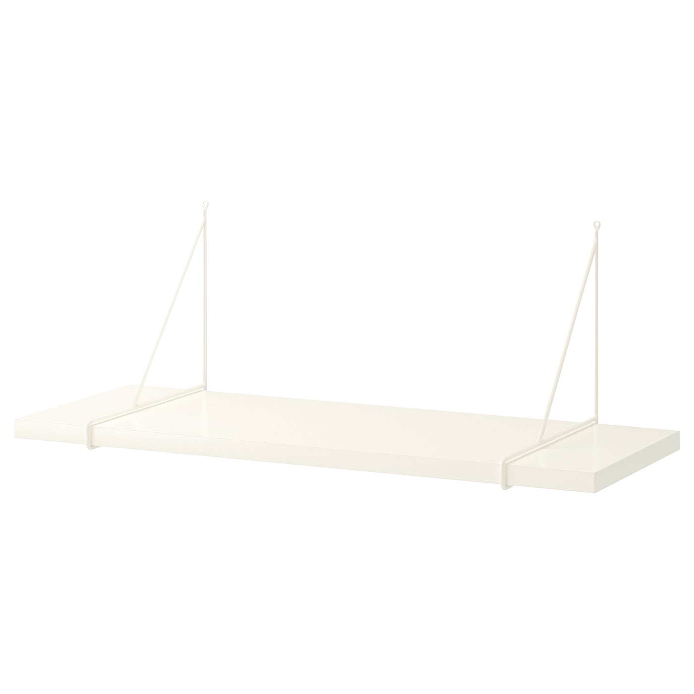 IKEA BERGSHULT / PERSHULT półka ścienna, biały/biały, 80x30 cm