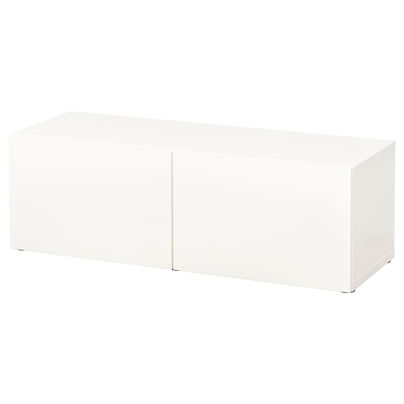 IKEA BESTÅ szafka z drzwiczkami, biały/Lappviken biały, 120x42x38 cm