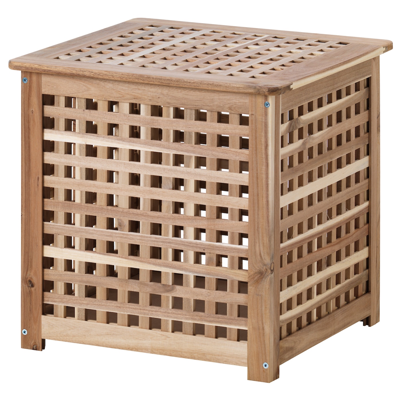 IKEA HOL stolik, akacja, 50x50 cm
