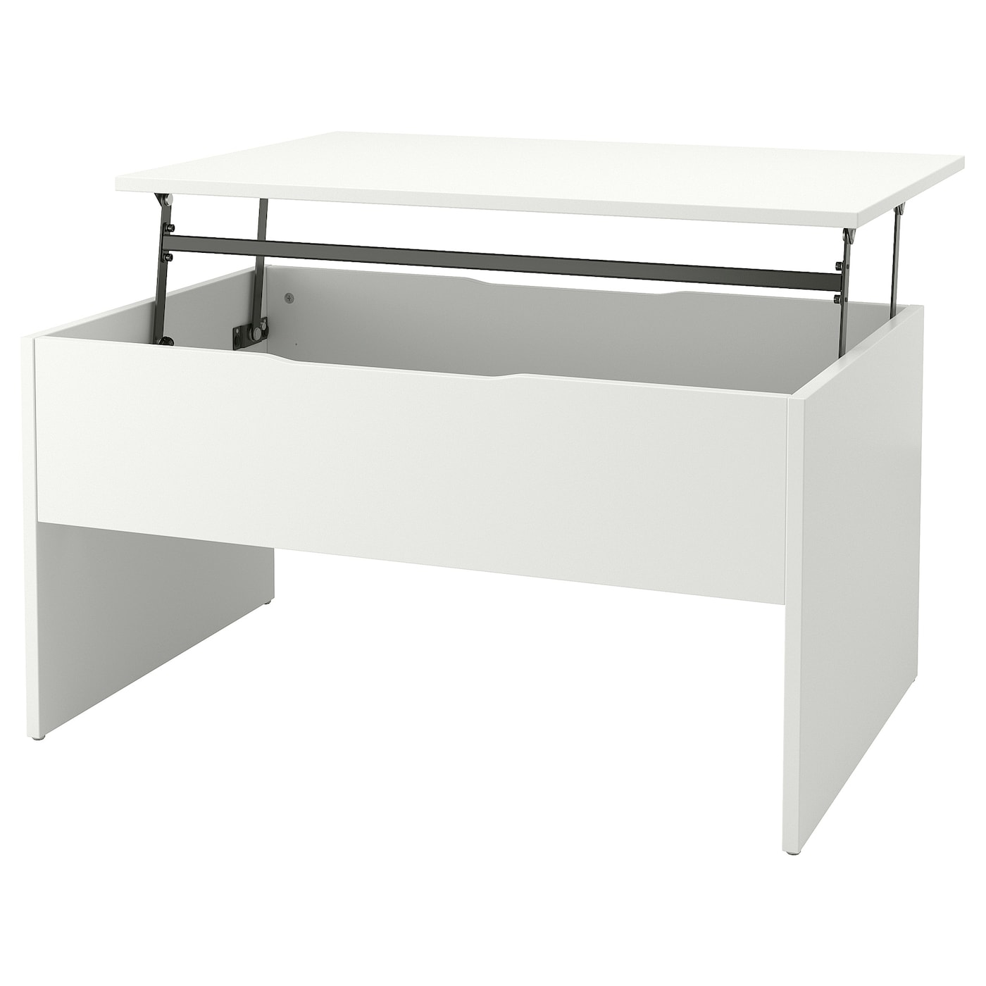 IKEA ÖSTAVALL regulowany stolik kawowy, biały, 90 cm