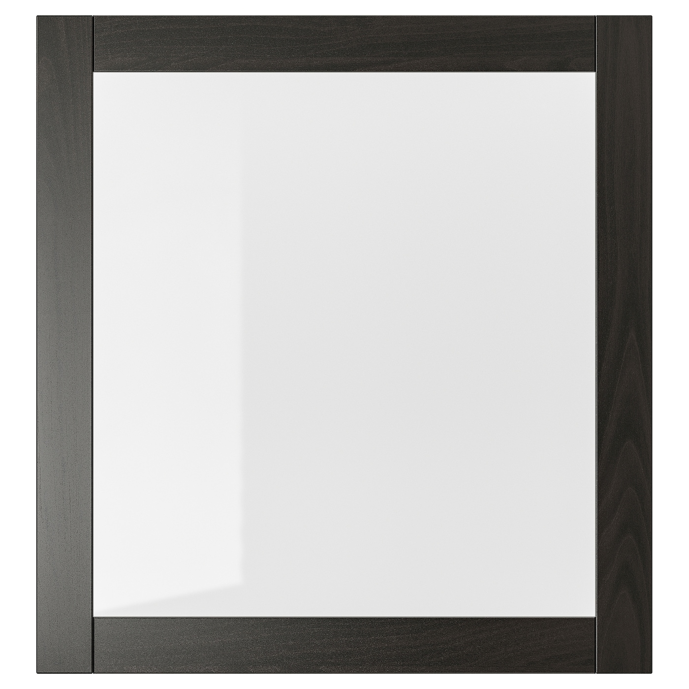 IKEA SINDVIK drzwi szklane, czarnybrąz/szkło bezbarwne, 60x64 cm
