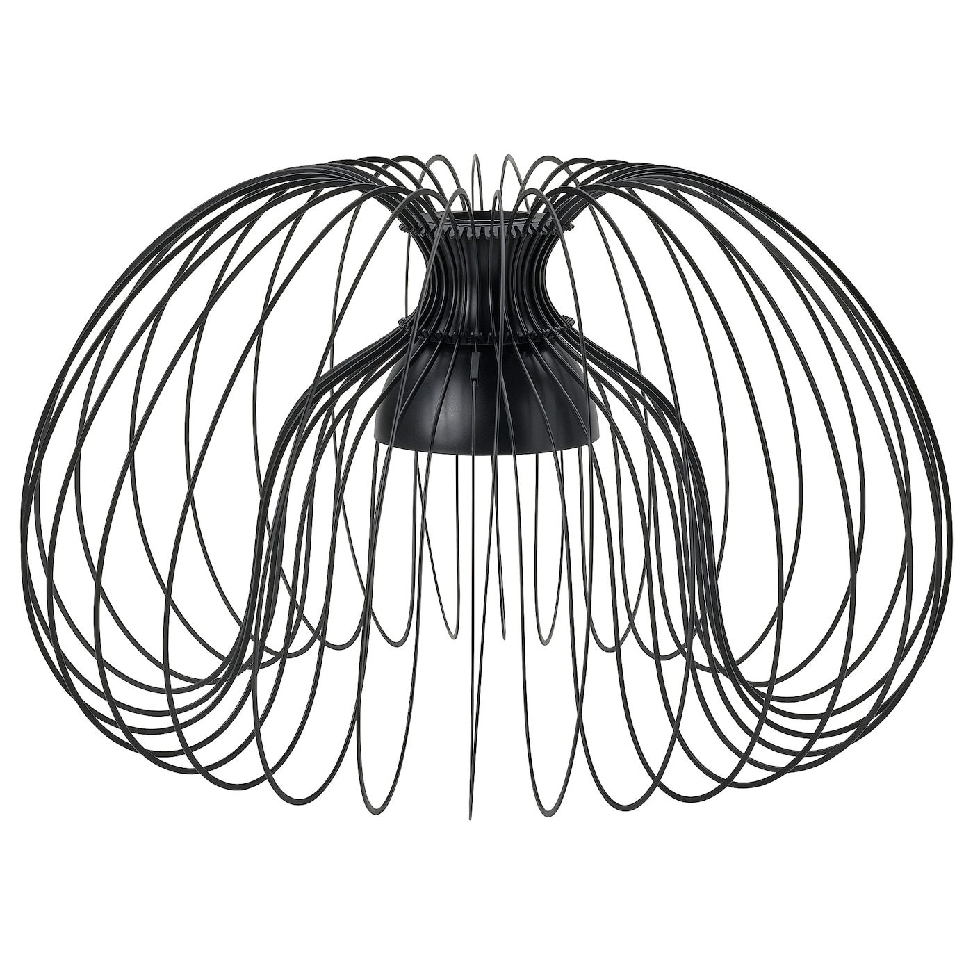 IKEA KALLFRONT klosz lampy wiszącej, czarny, 52 cm
