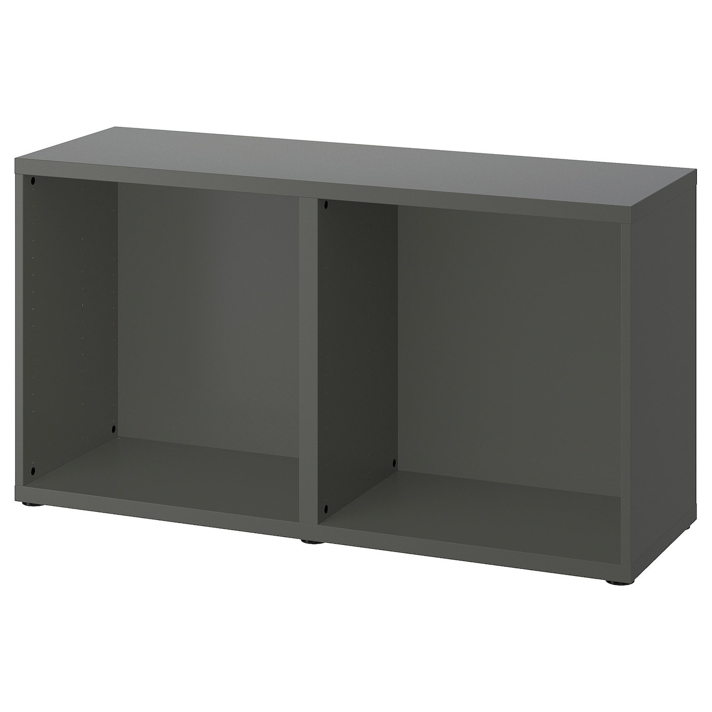 IKEA BESTÅ obudowa, ciemnoszary, 120x40x64 cm