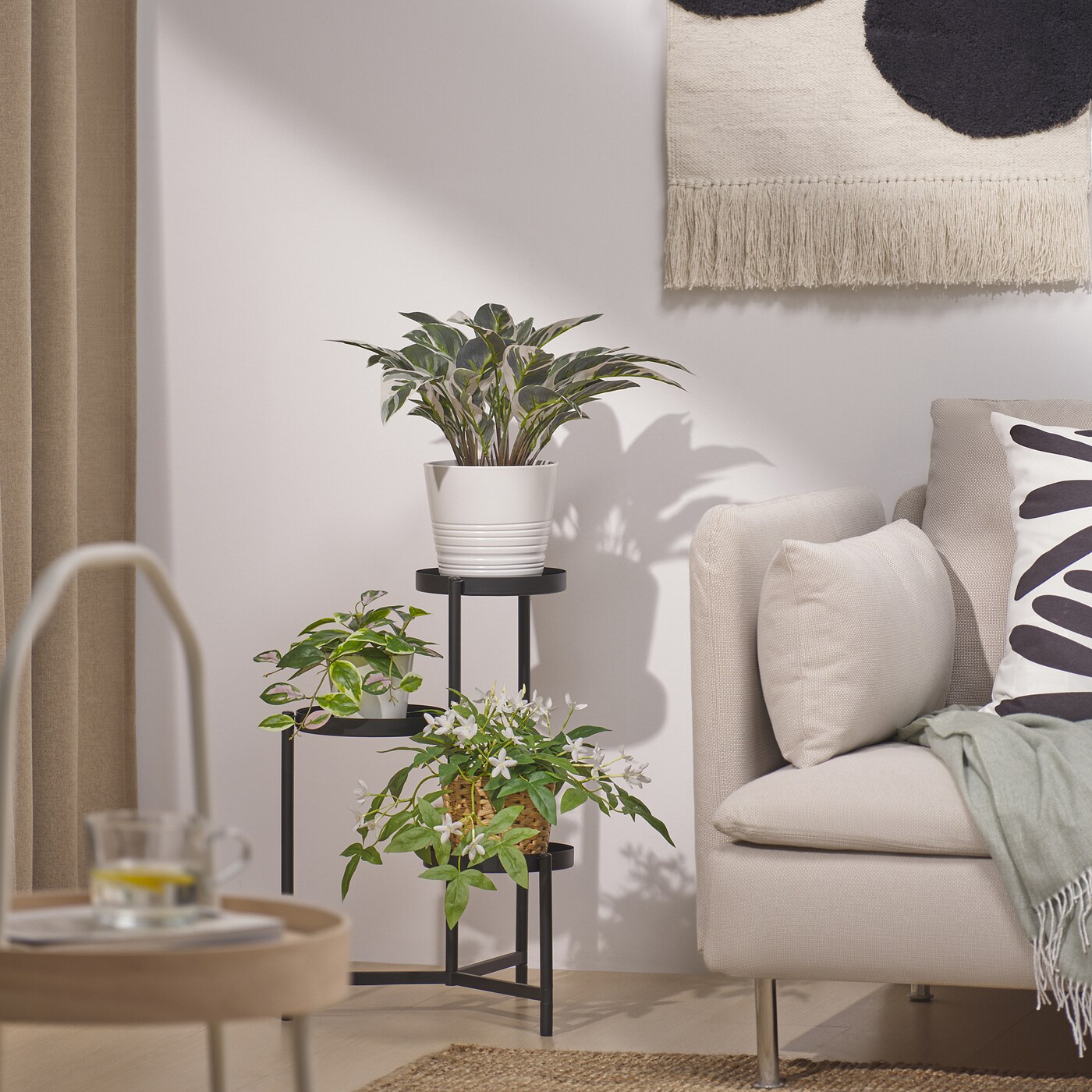IKEA FEJKA sztuczna roślina doniczkowa, do wewnątrz/na zewnątrz/wiszący jaśmin, 12 cm