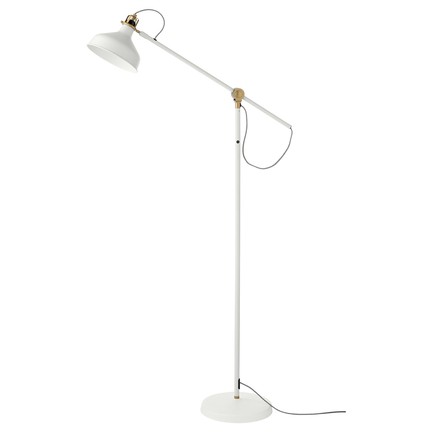 IKEA RANARP lampa podłogowa, do czytania, kremowy, Maks.: 11 Wat