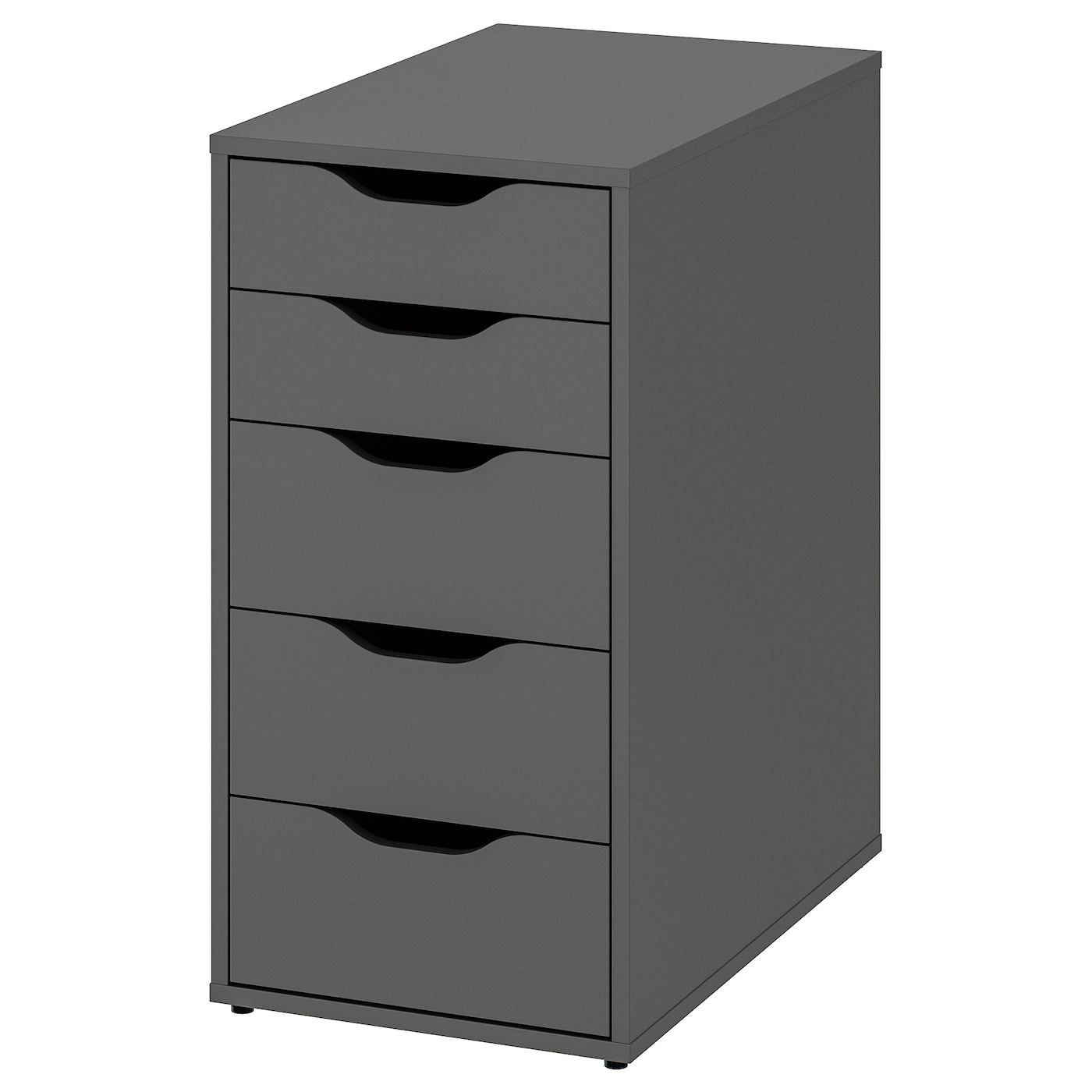 IKEA ALEX komoda, ciemnoszary, 36x70 cm