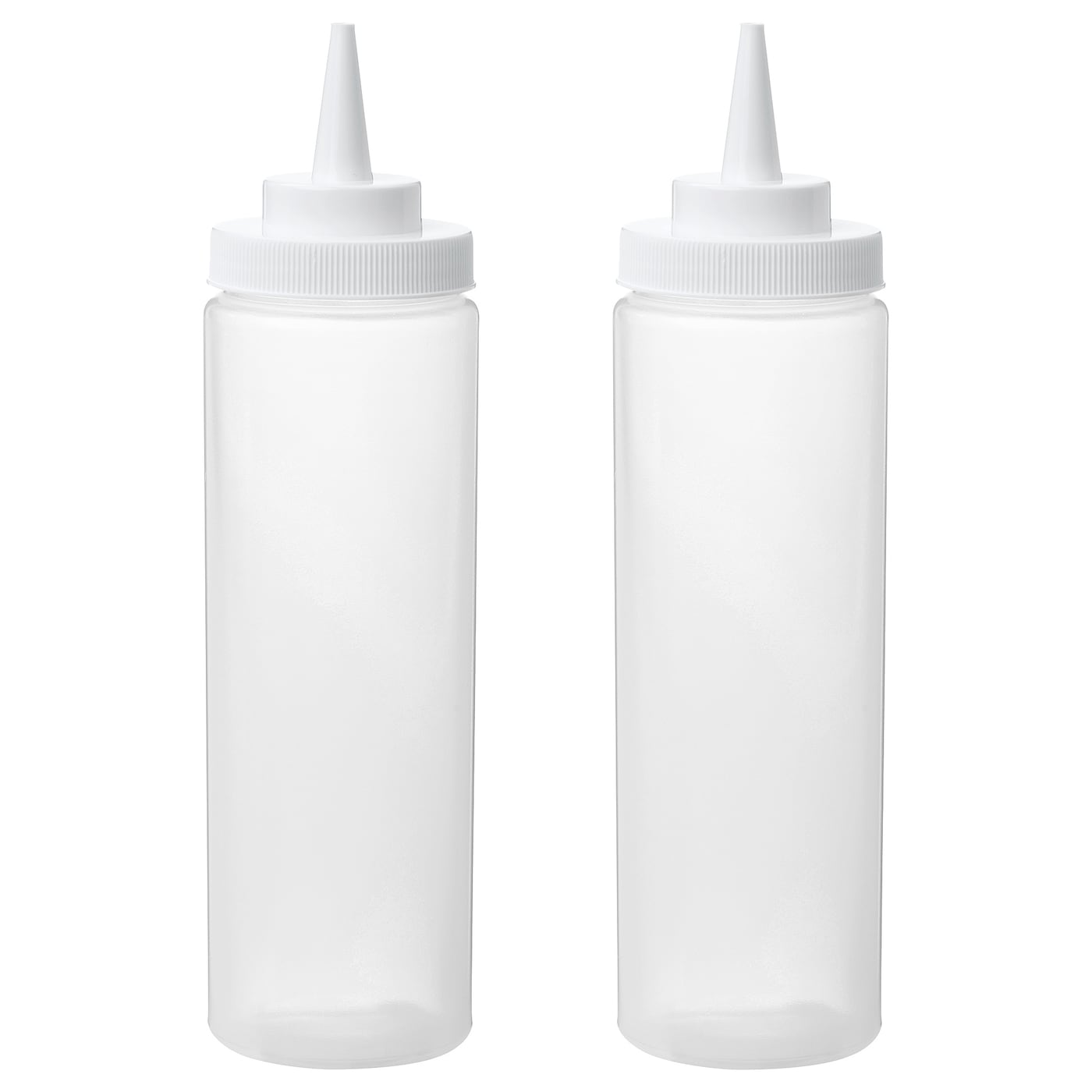 IKEA GRILLTIDER butelka dozująca, plastik/przezroczysty, 330 ml