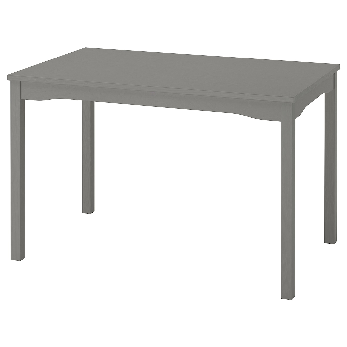IKEA HAUGA stół, szary/okl brzoz, 118x74 cm