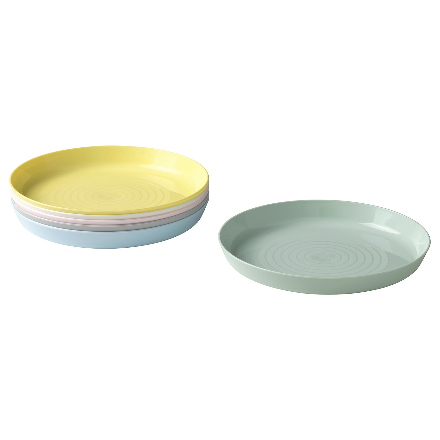 IKEA KALAS talerz, różne kolory, Średnica: 19 cm