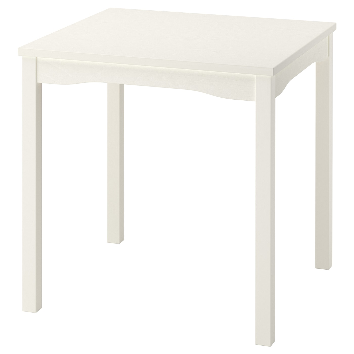 IKEA HAUGA stół, biały/okl brzoz, 74x74 cm