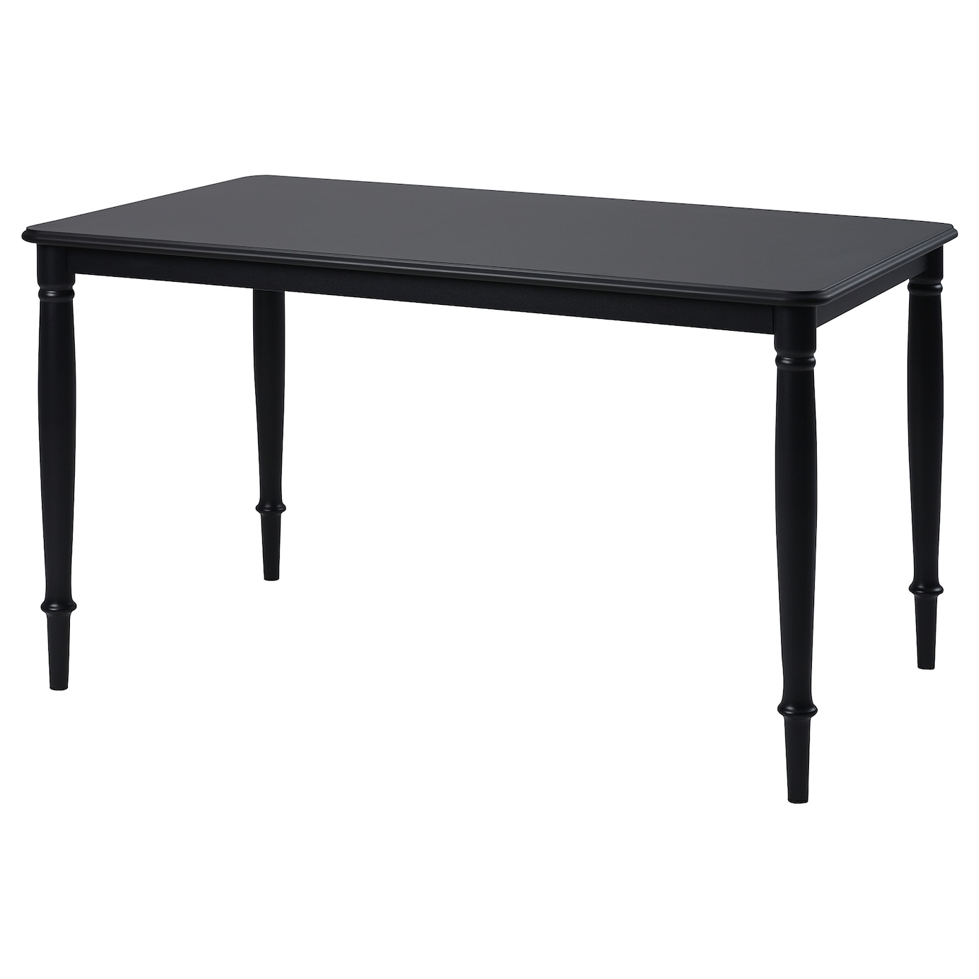 IKEA DANDERYD stół, czarny, 130x80 cm