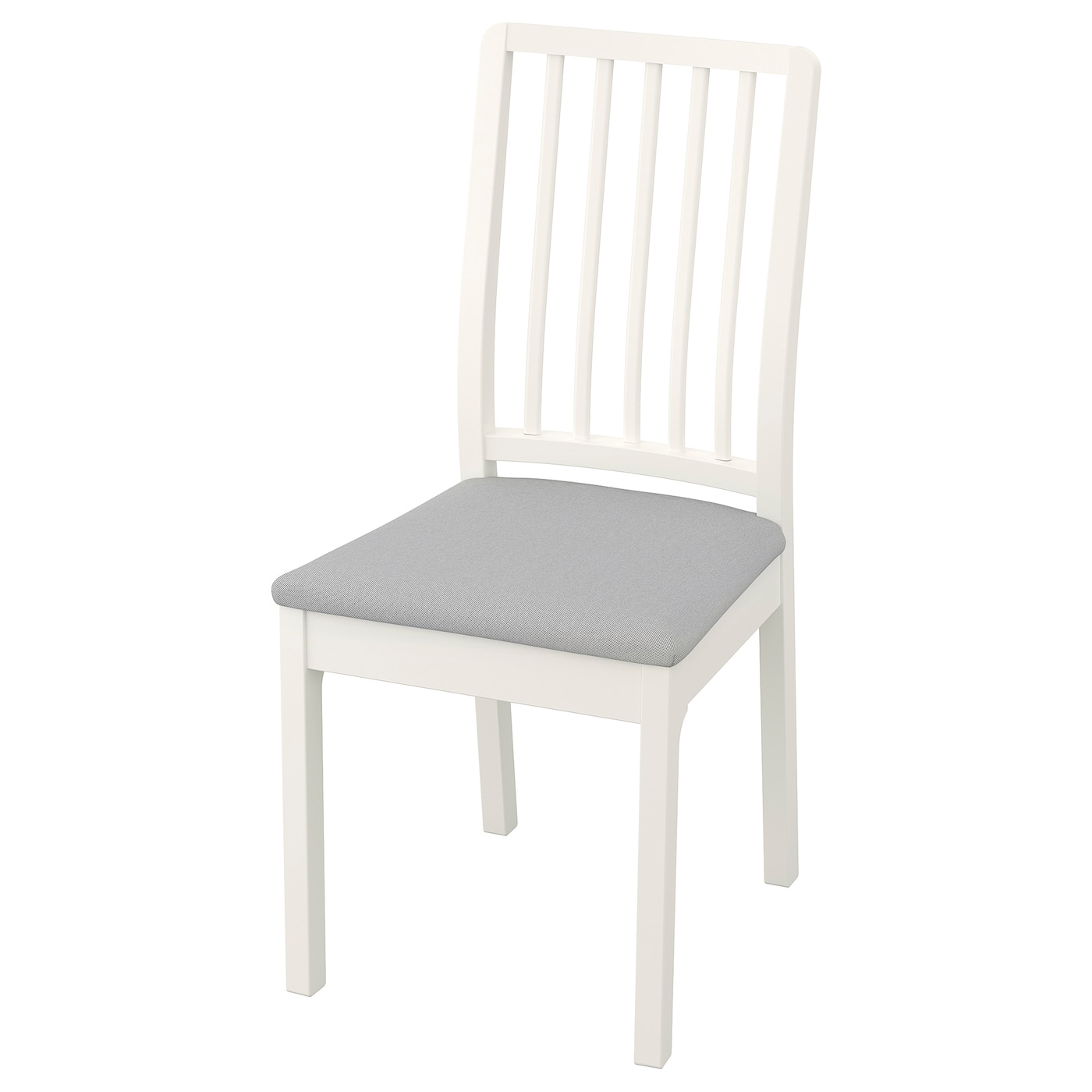 IKEA EKEDALEN krzesło, biały/Orrsta jasnoszary, Przetestowano dla: 110 kg