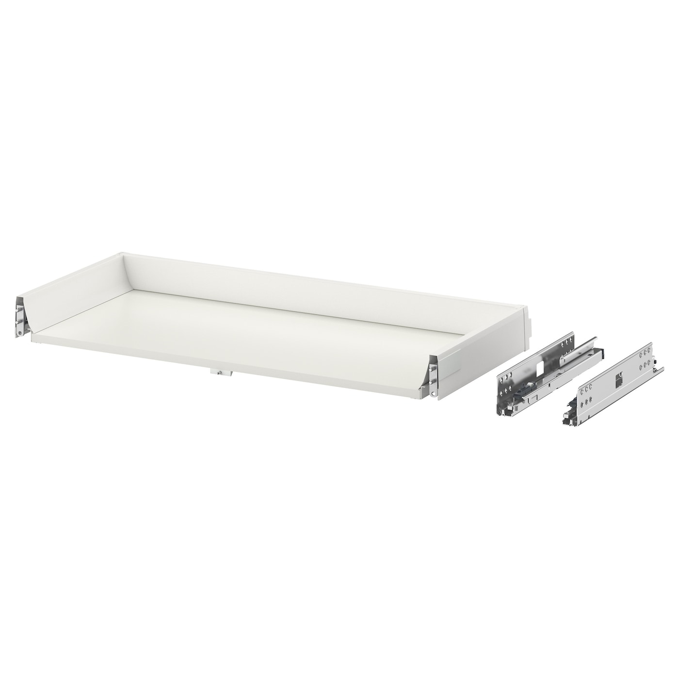 IKEA MAXIMERA szuflada, niska, biały, 80x37 cm