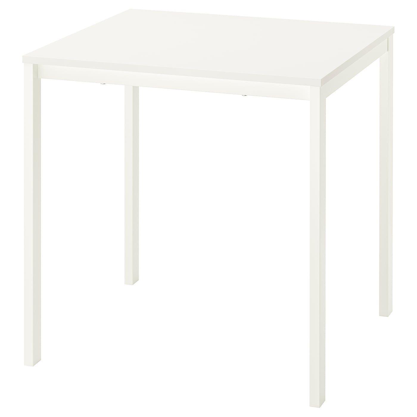 IKEA VIHALS stół, biały/biały, 74x74 cm