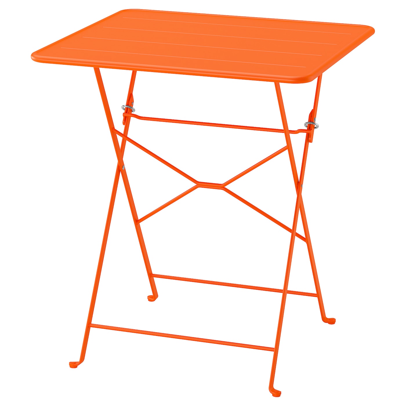 IKEA SUNDSÖ stół, jaskrawopomarańczowy zewnętrzne, 65x65 cm