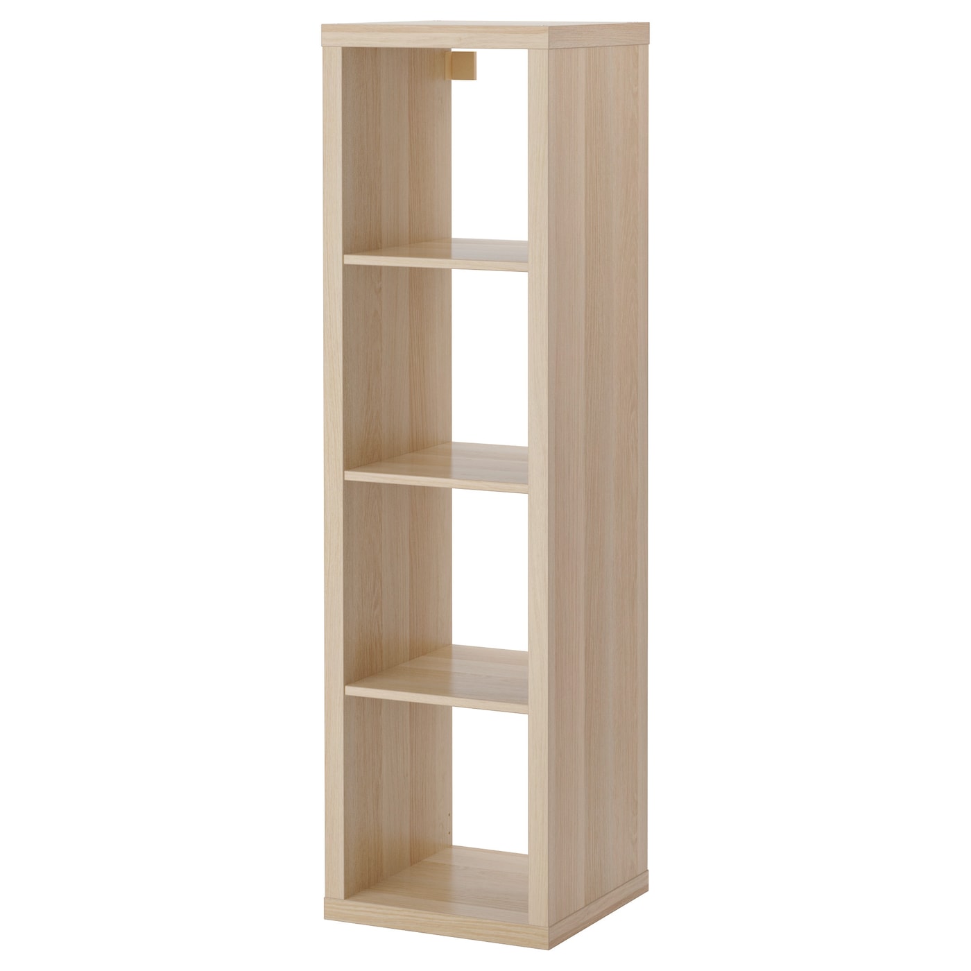 IKEA KALLAX regał, imitacja dębu bejcowanego na biało, 42x147 cm