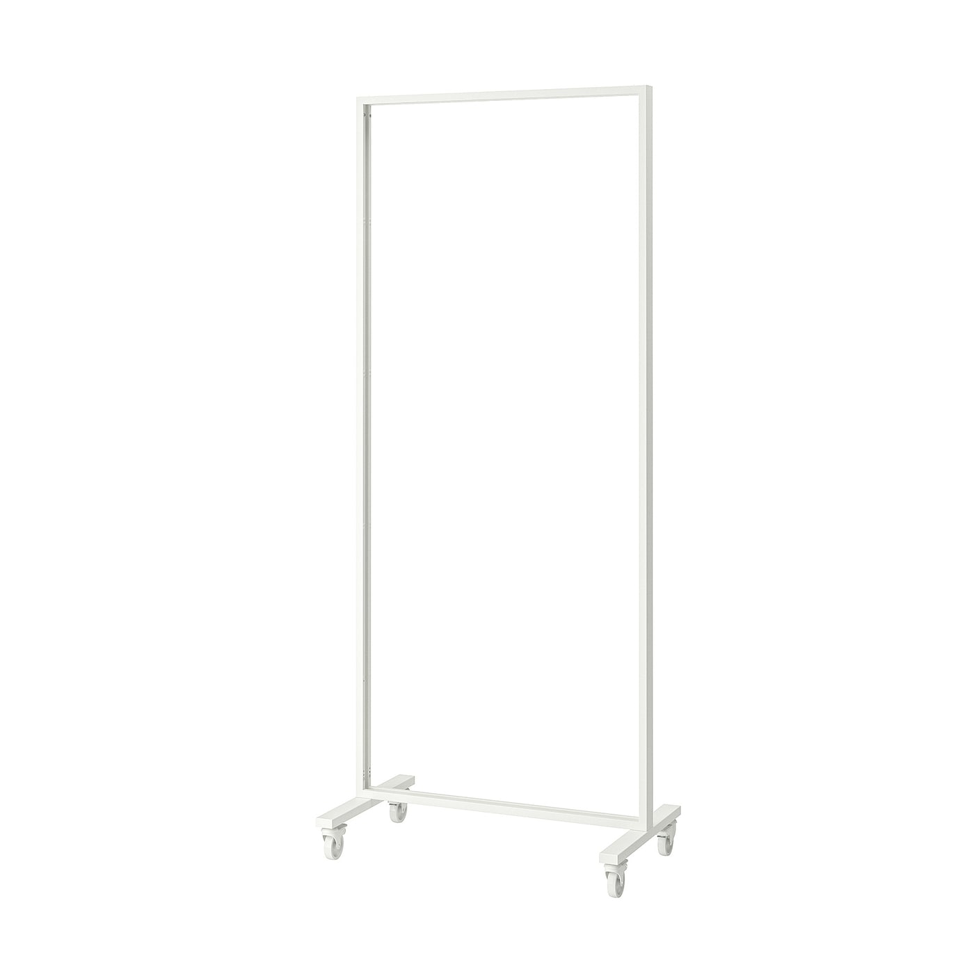 IKEA MITTZON rama z kółkami, biały, 85x205x50 cm