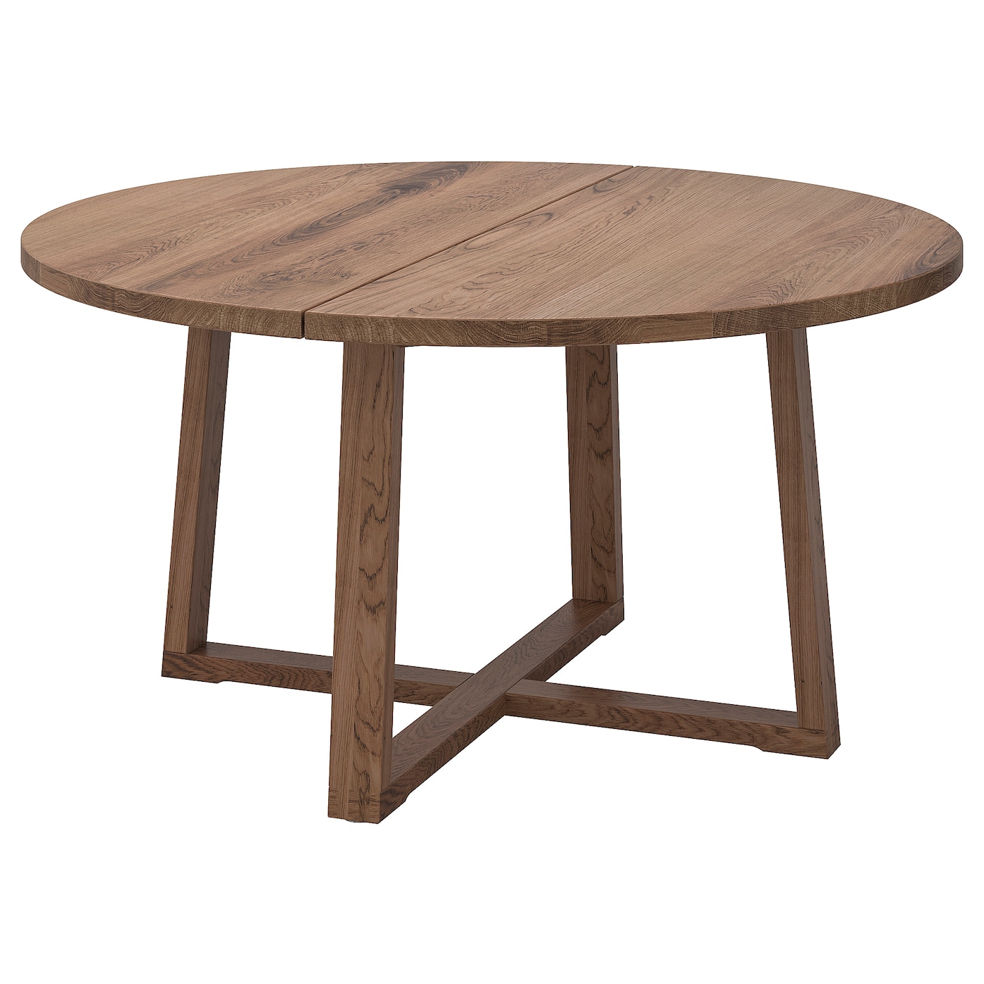 IKEA MÖRBYLÅNGA stół, okl dęb brązowa bejca, 145 cm