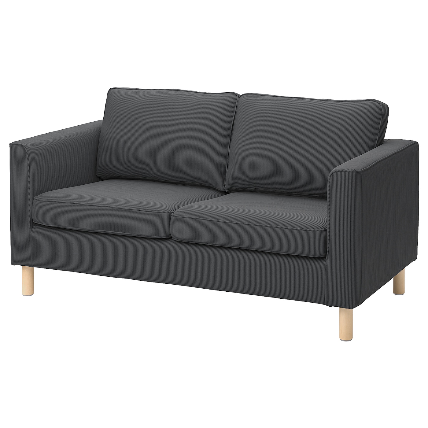 IKEA PÄRUP sofa 2-osobowa, Kelinge antracyt, Szerokość: 165 cm