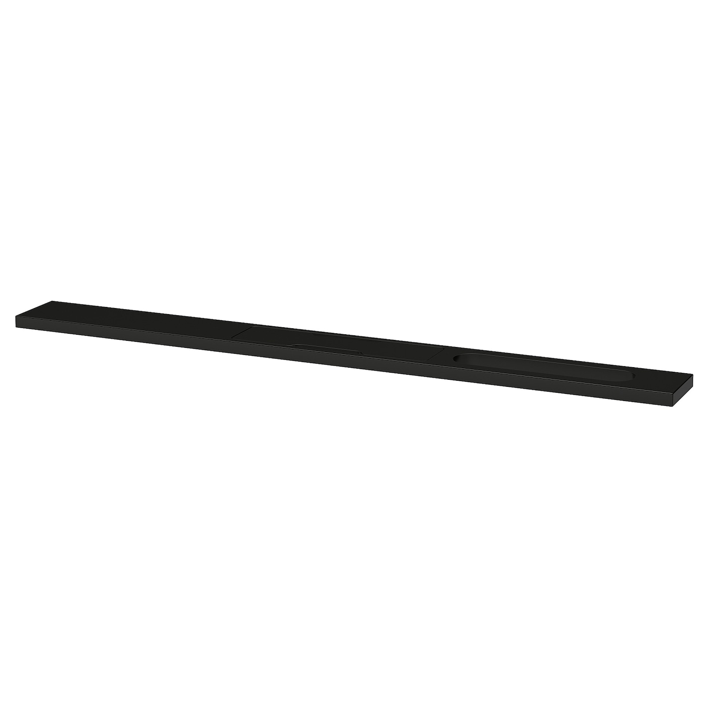 IKEA MITTZON moduł plug-in, czarny, 120x12 cm