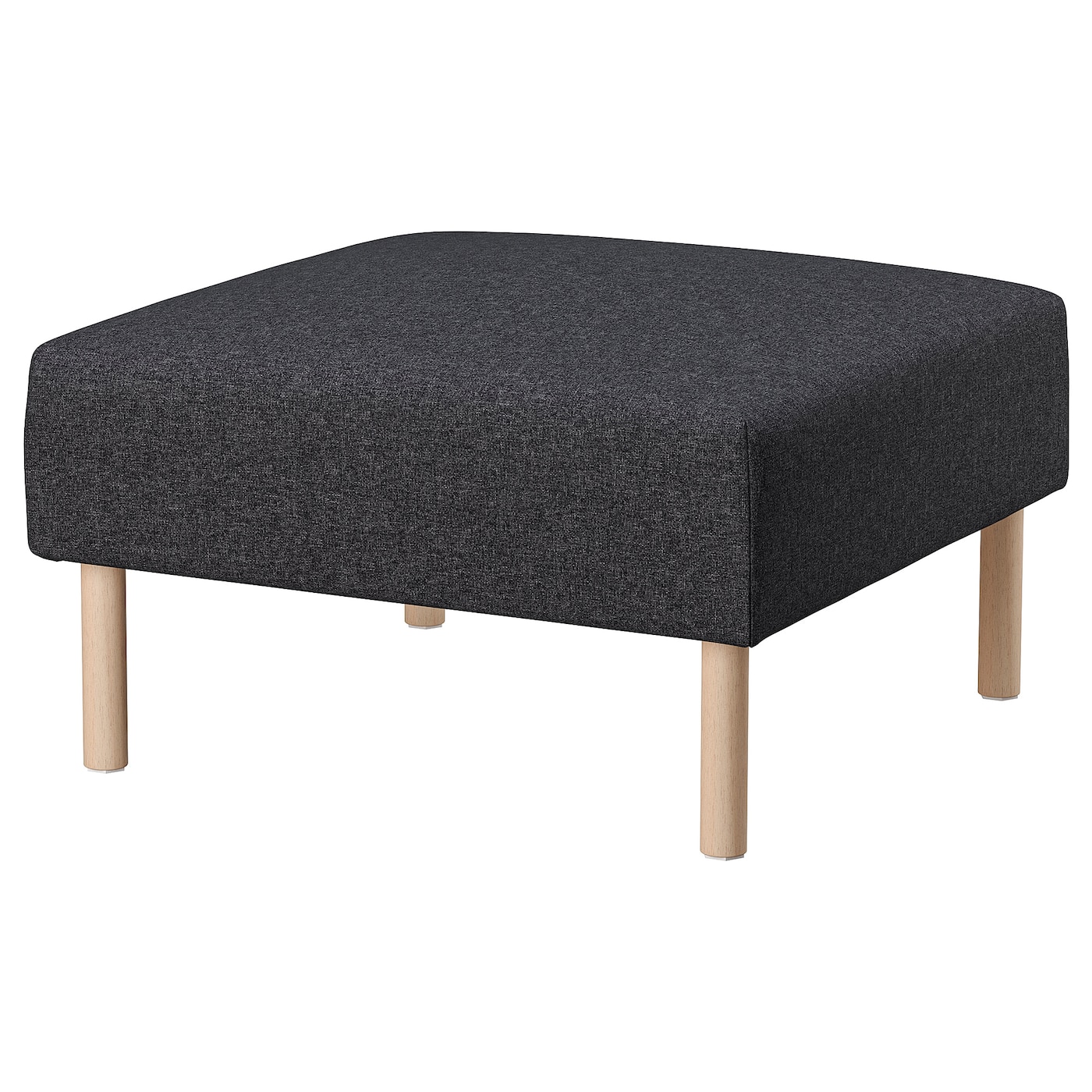 IKEA LILLEHEM moduł 1 osobowy, Gunnared ciemnoszary/drewno, Głębokość: 72 cm