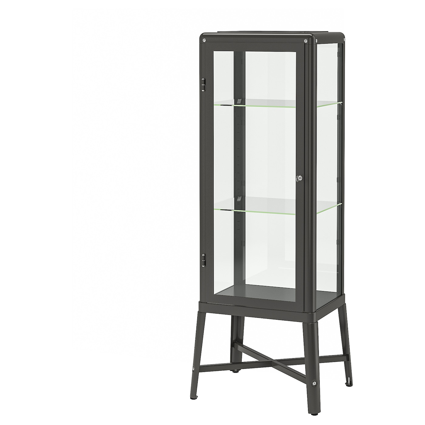 IKEA FABRIKÖR witryna, ciemnoszary, 57x150 cm
