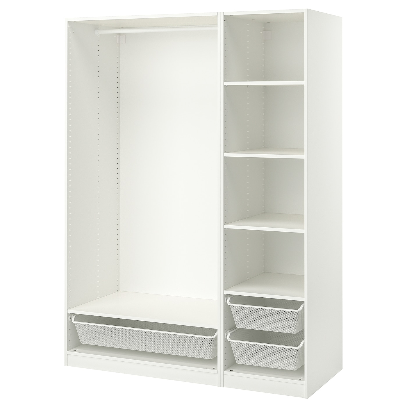 IKEA PAX kombinacja szafy, biały, 150x58x201 cm